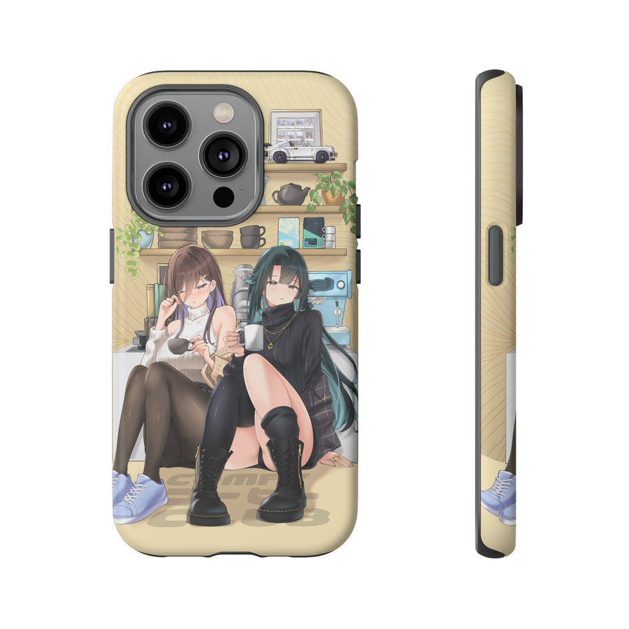 COMFY COFFEE SATOMI+FLOR Phone Case