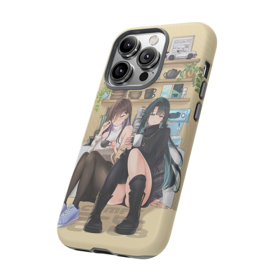 COMFY COFFEE SATOMI+FLOR Phone Case