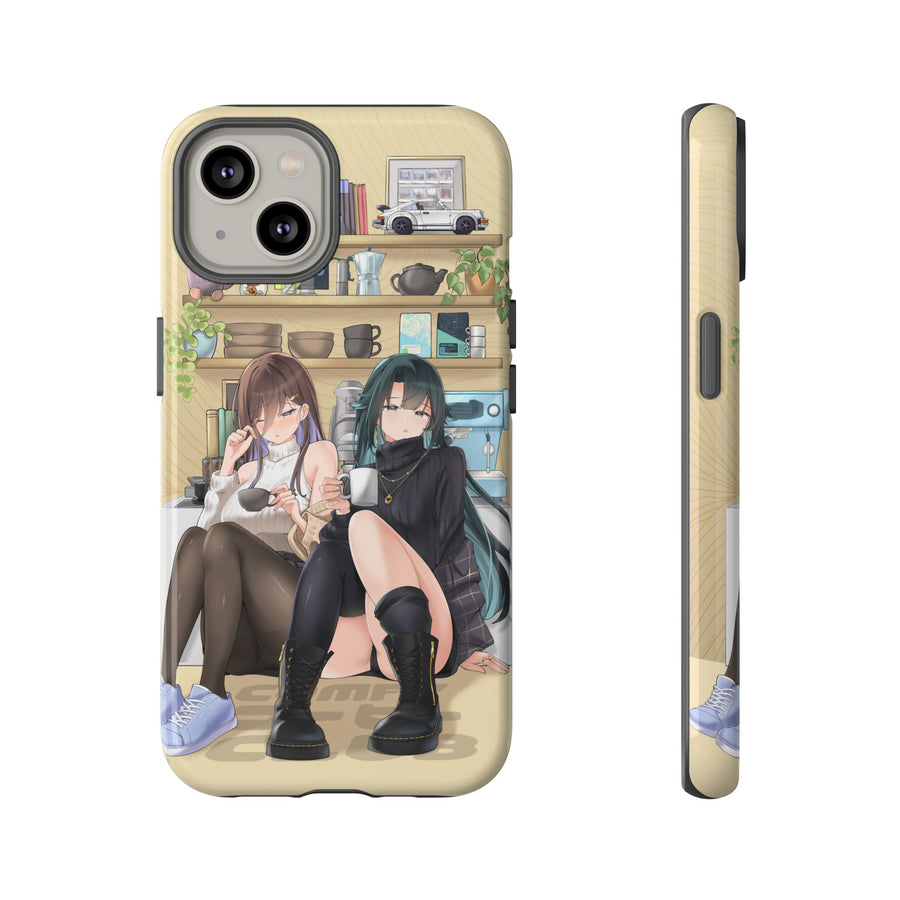 COMFY COFFEE SATOMI+FLOR Phone Case