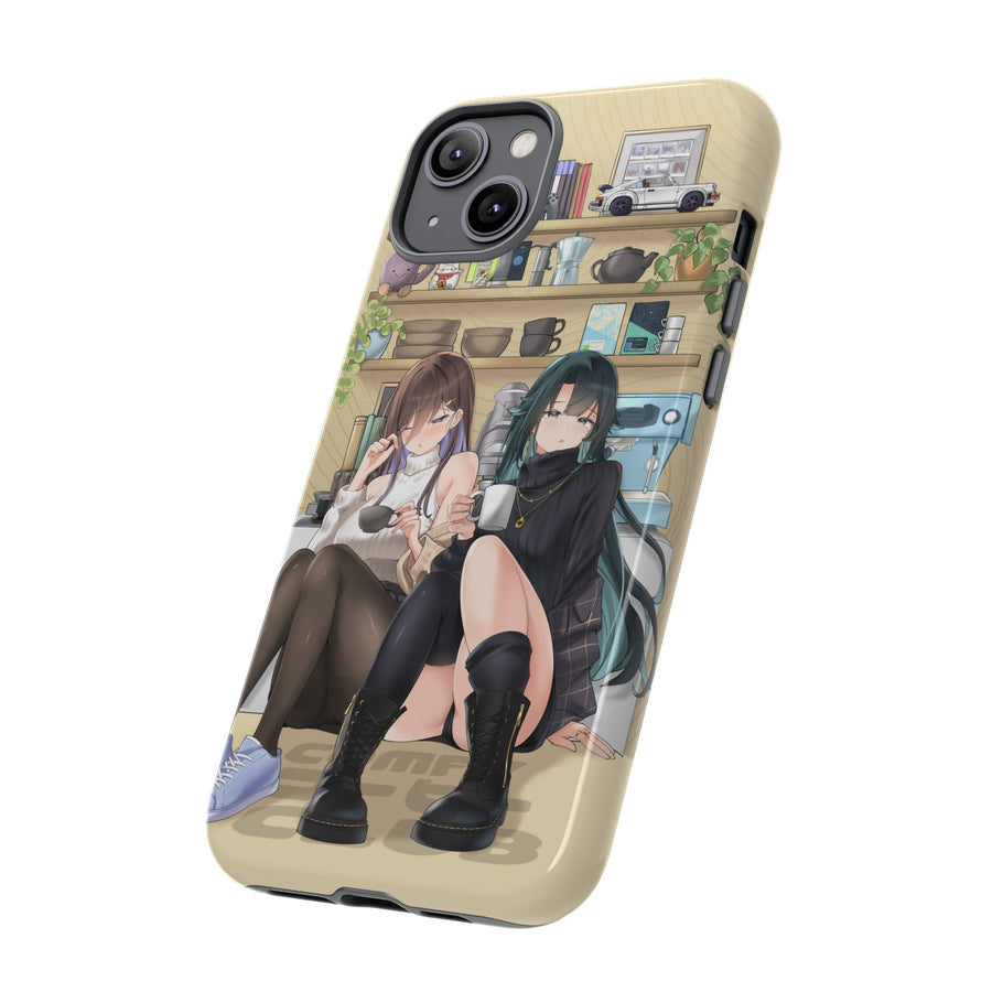 COMFY COFFEE SATOMI+FLOR Phone Case