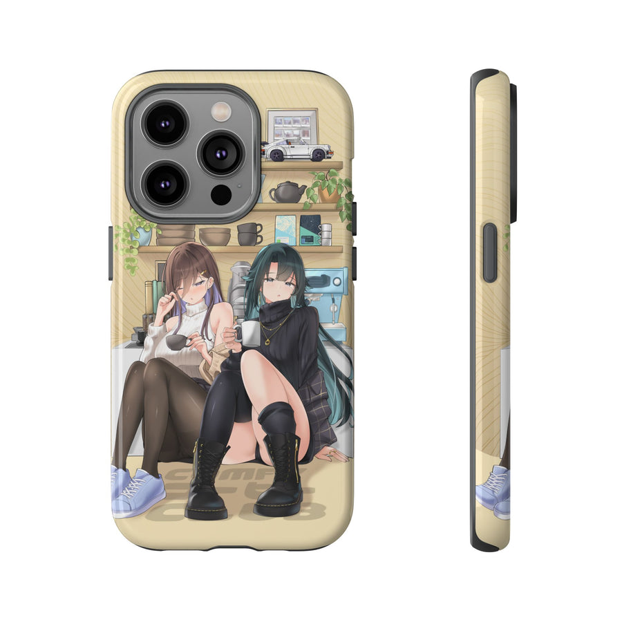 COMFY COFFEE SATOMI+FLOR Phone Case