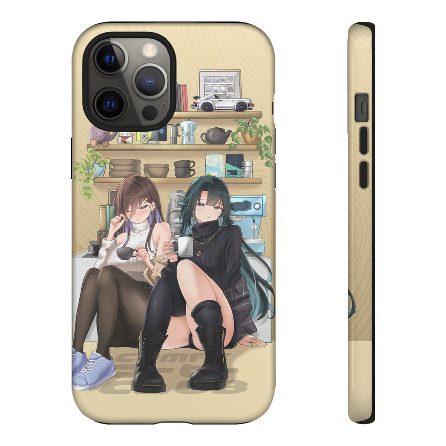 COMFY COFFEE SATOMI+FLOR Phone Case