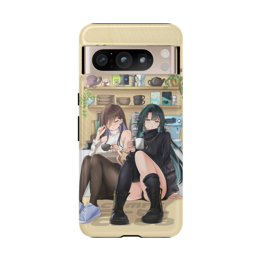 COMFY COFFEE SATOMI+FLOR Phone Case