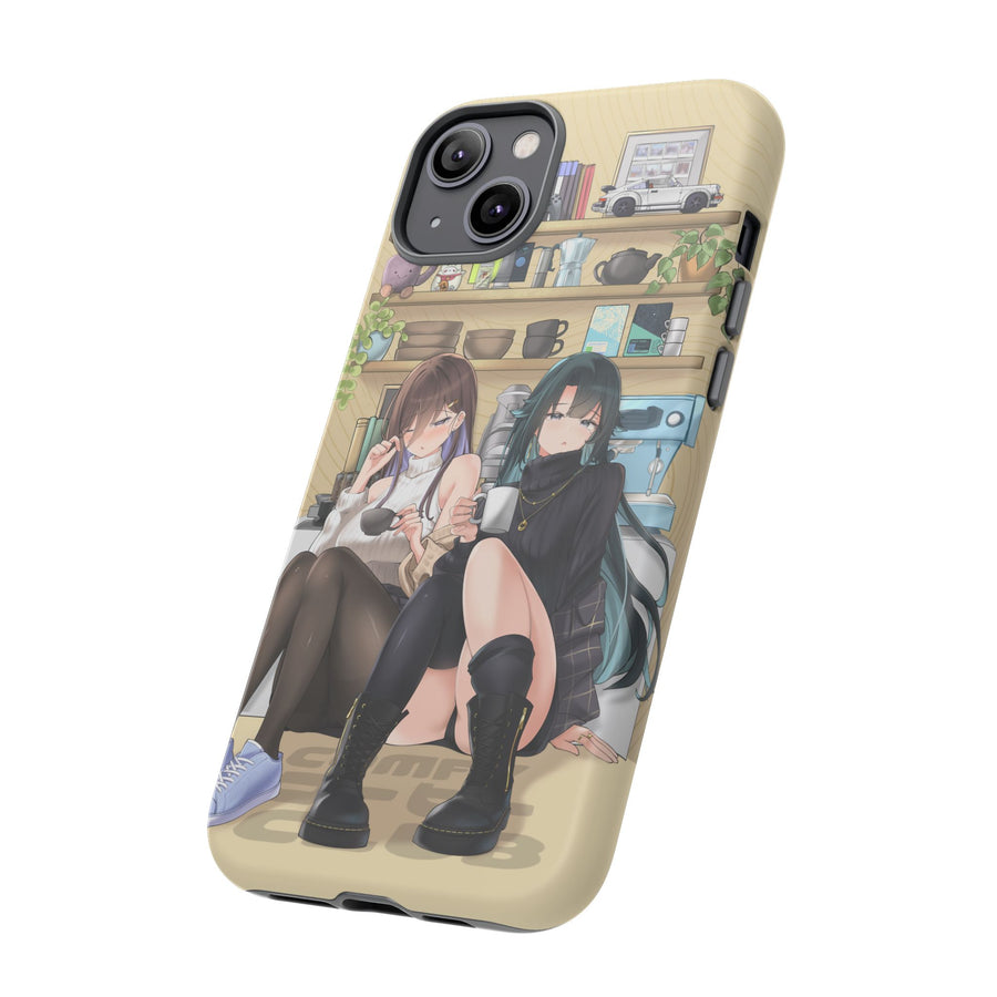 COMFY COFFEE SATOMI+FLOR Phone Case