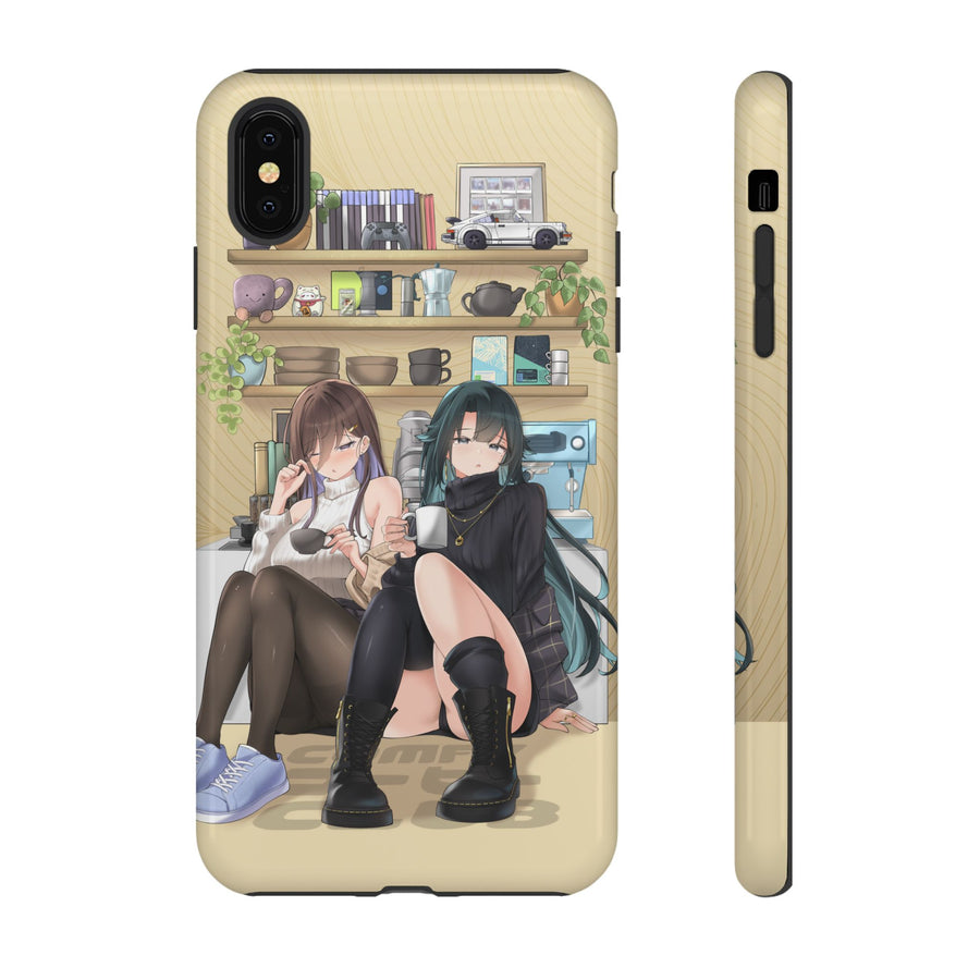 COMFY COFFEE SATOMI+FLOR Phone Case