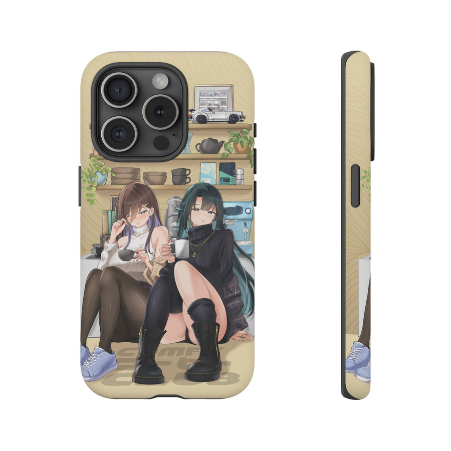 COMFY COFFEE SATOMI+FLOR Phone Case