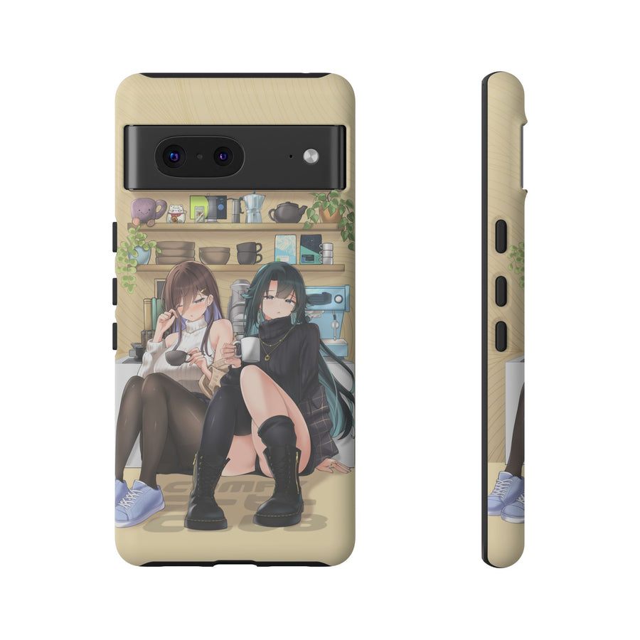 COMFY COFFEE SATOMI+FLOR Phone Case