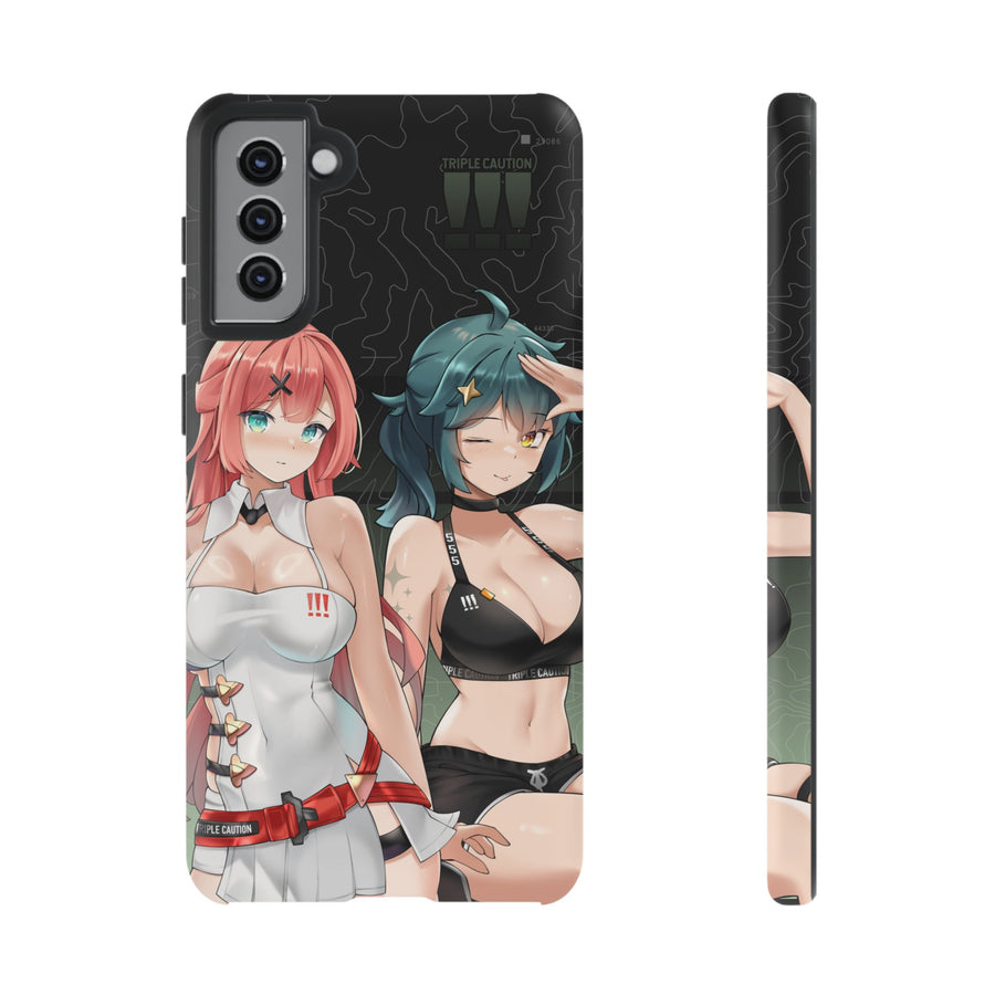 TRIPLE CAUTION AMIA + ARIA Phone Case