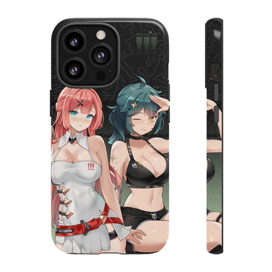 TRIPLE CAUTION AMIA + ARIA Phone Case