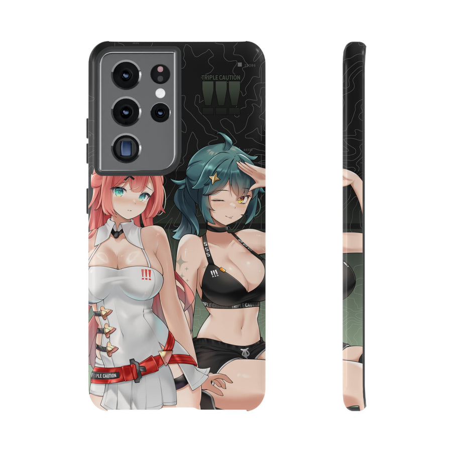 TRIPLE CAUTION AMIA + ARIA Phone Case