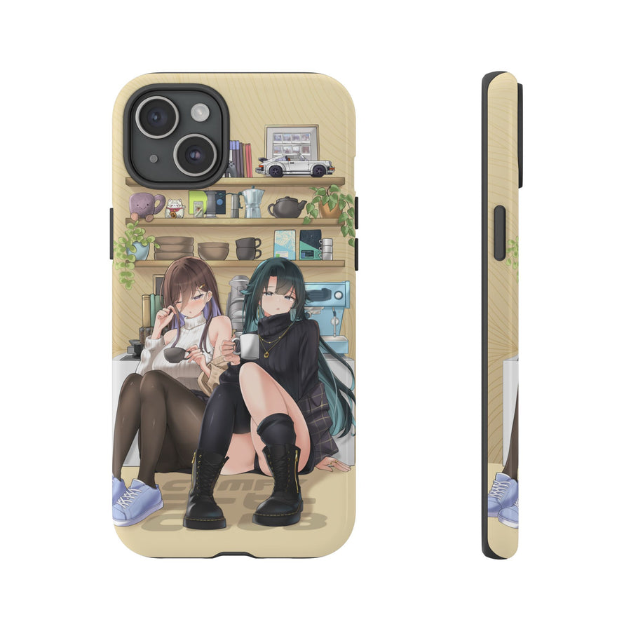 COMFY COFFEE SATOMI+FLOR Phone Case