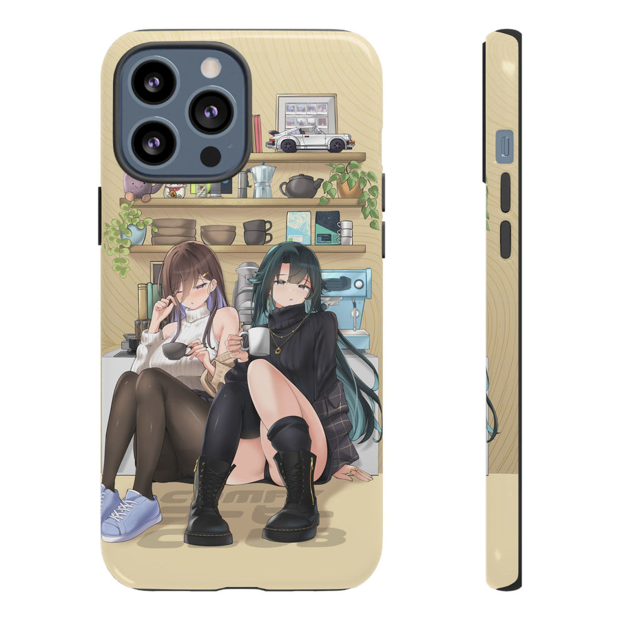 COMFY COFFEE SATOMI+FLOR Phone Case