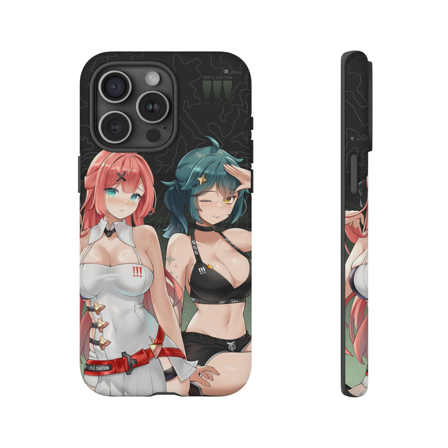 TRIPLE CAUTION AMIA + ARIA Phone Case