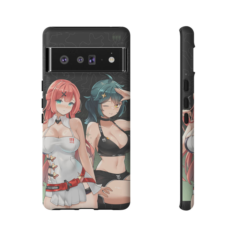 TRIPLE CAUTION AMIA + ARIA Phone Case