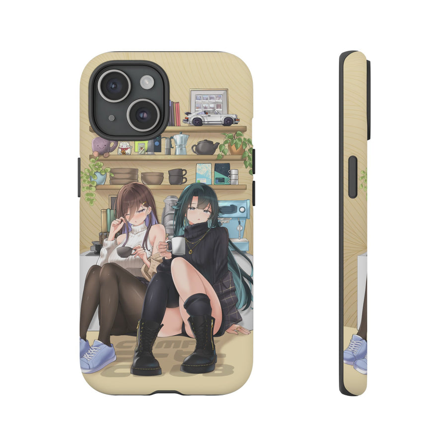 COMFY COFFEE SATOMI+FLOR Phone Case