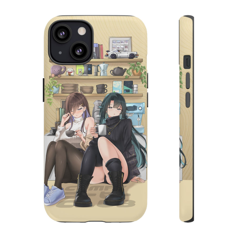 COMFY COFFEE SATOMI+FLOR Phone Case