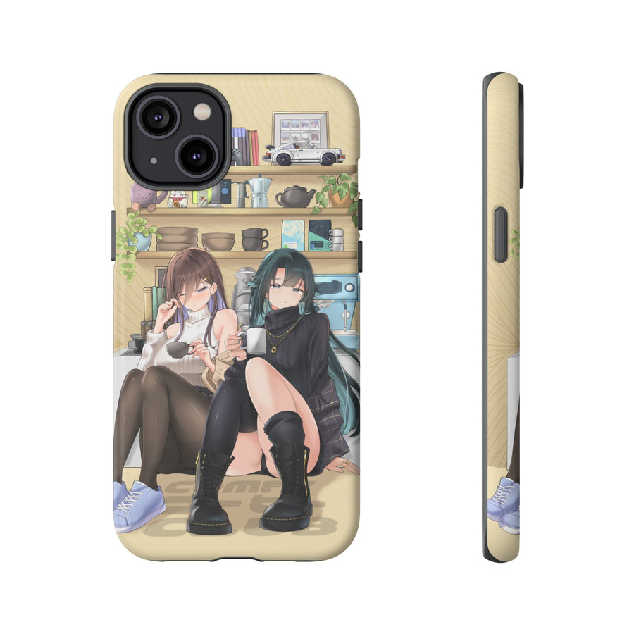 COMFY COFFEE SATOMI+FLOR Phone Case