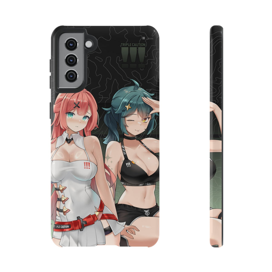 TRIPLE CAUTION AMIA + ARIA Phone Case