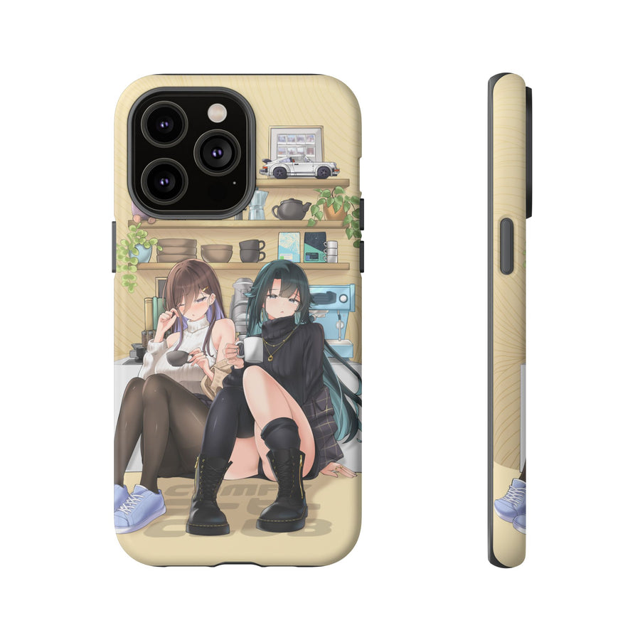 COMFY COFFEE SATOMI+FLOR Phone Case