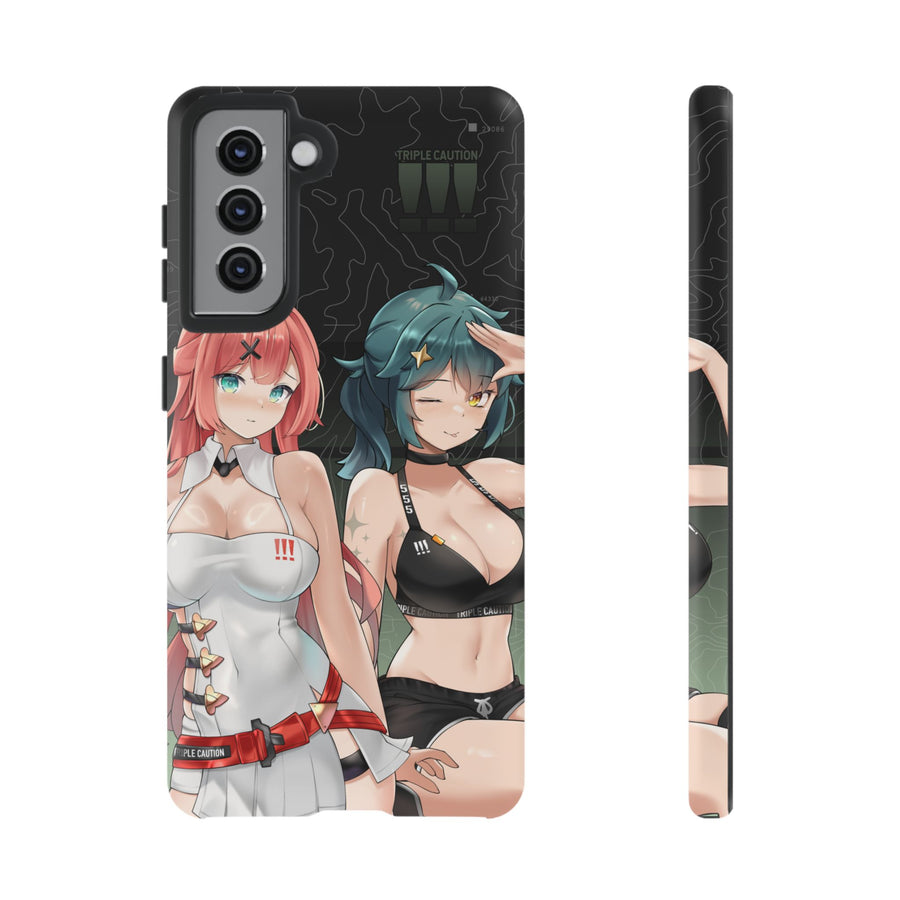 TRIPLE CAUTION AMIA + ARIA Phone Case