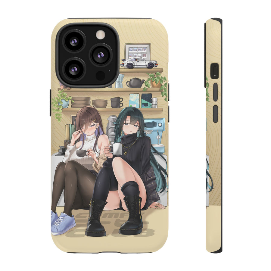 COMFY COFFEE SATOMI+FLOR Phone Case