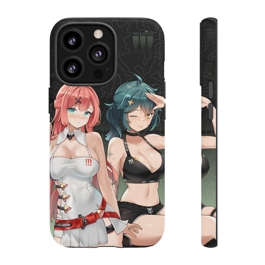 TRIPLE CAUTION AMIA + ARIA Phone Case