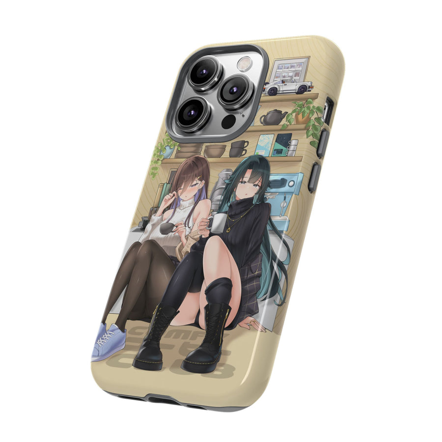 COMFY COFFEE SATOMI+FLOR Phone Case