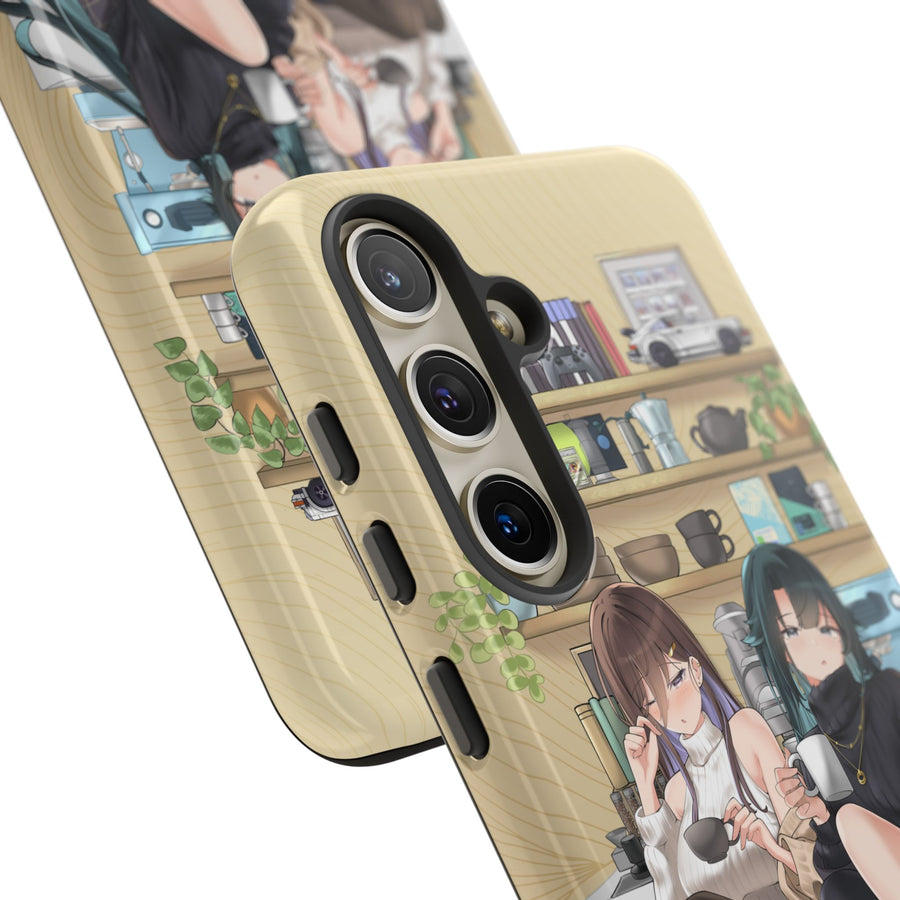 COMFY COFFEE SATOMI+FLOR Phone Case