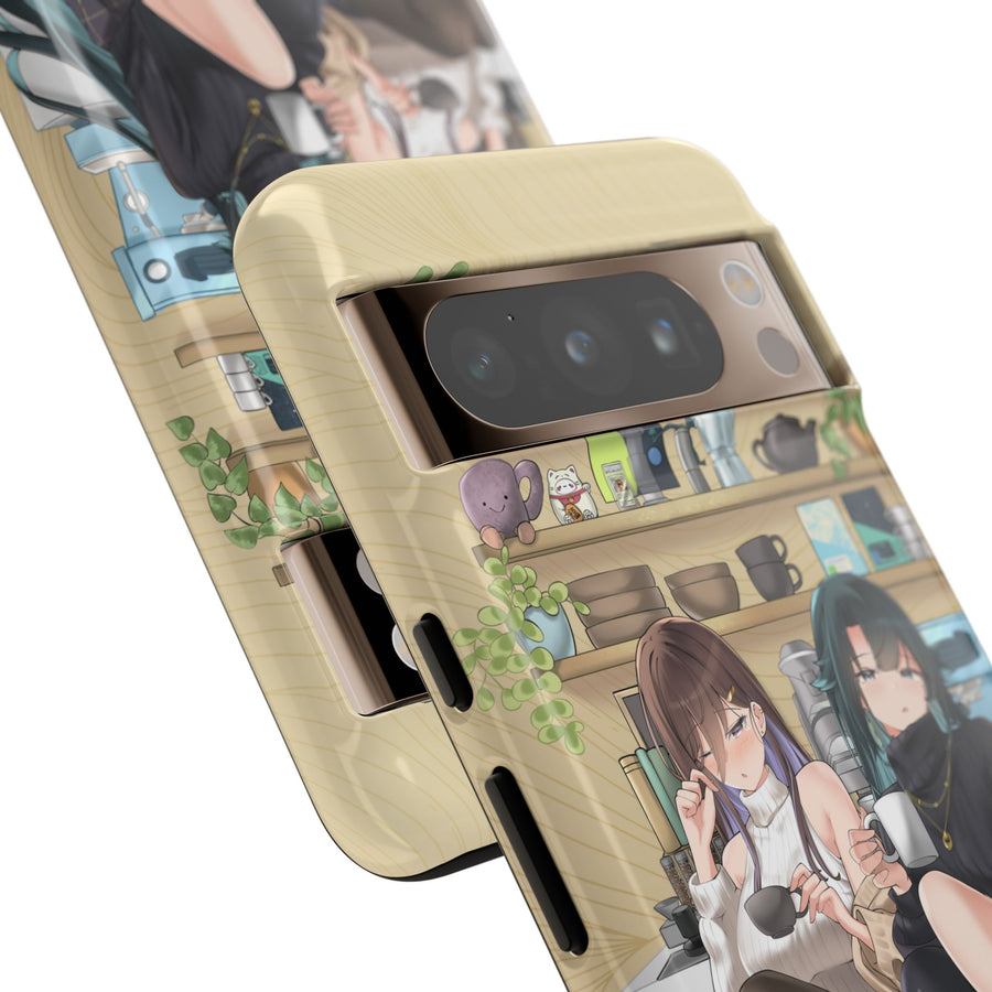 COMFY COFFEE SATOMI+FLOR Phone Case