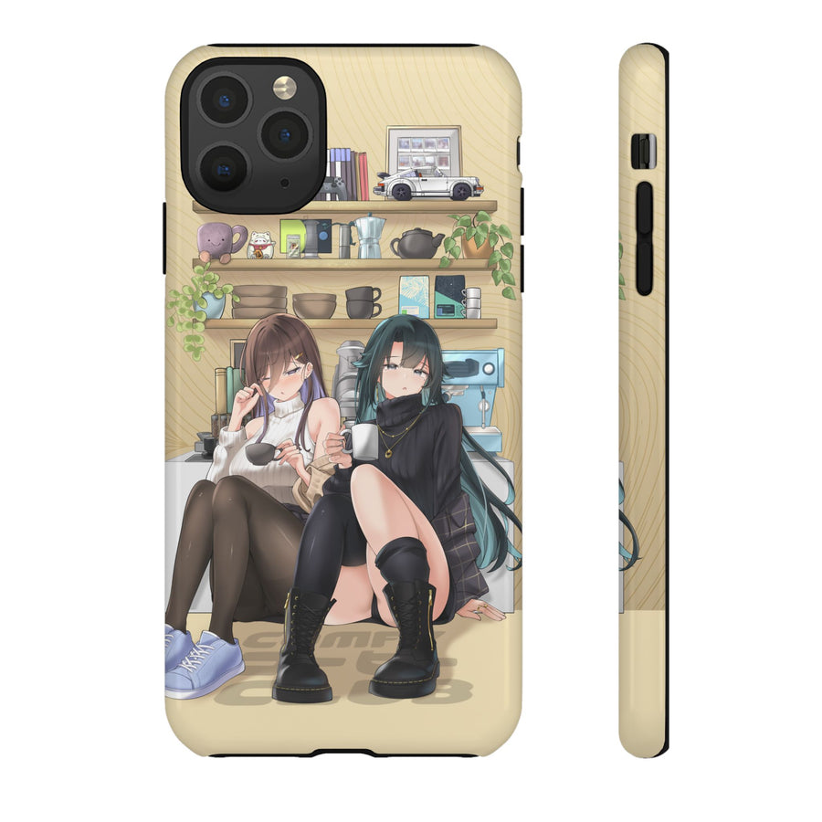 COMFY COFFEE SATOMI+FLOR Phone Case