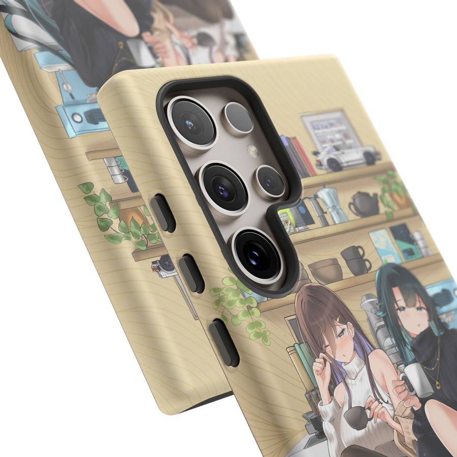 COMFY COFFEE SATOMI+FLOR Phone Case