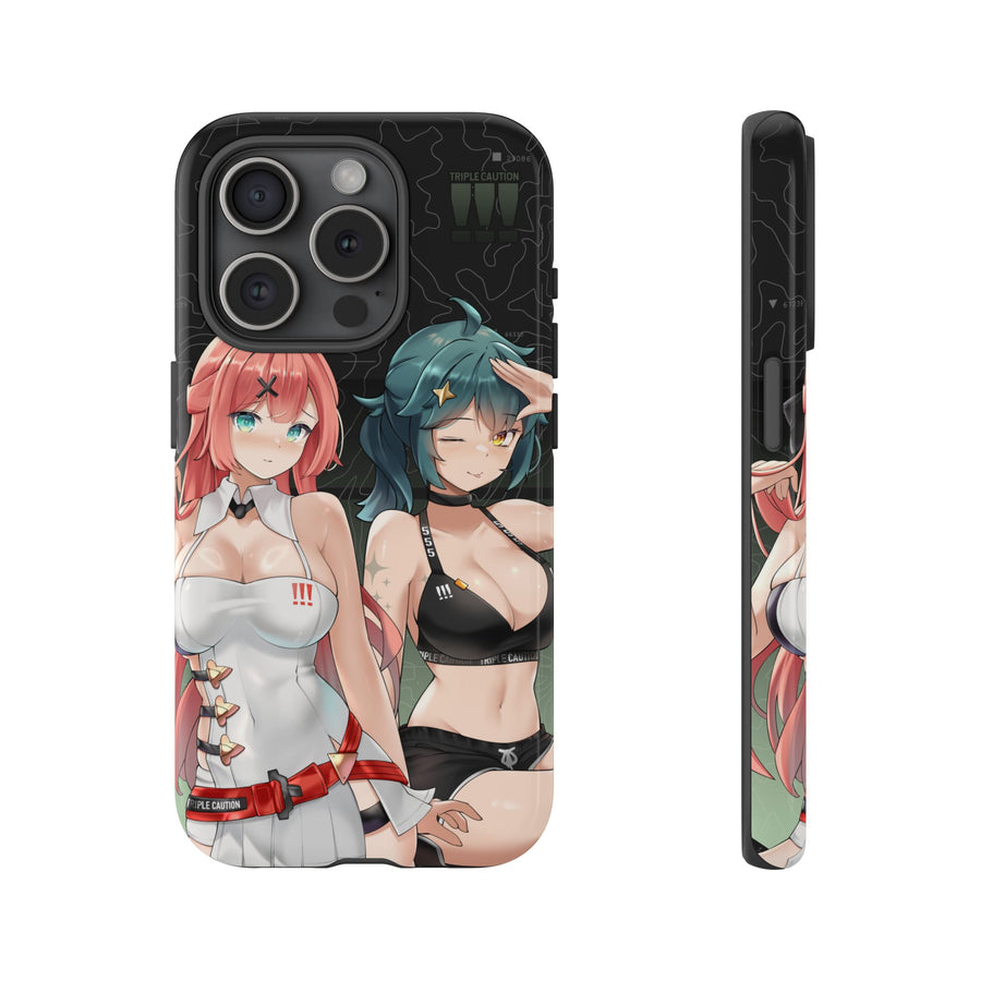 TRIPLE CAUTION AMIA + ARIA Phone Case