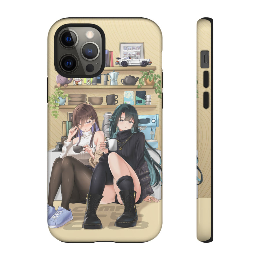 COMFY COFFEE SATOMI+FLOR Phone Case