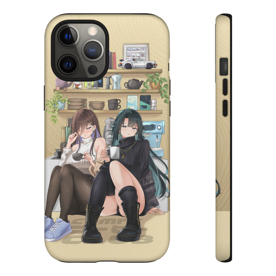 COMFY COFFEE SATOMI+FLOR Phone Case