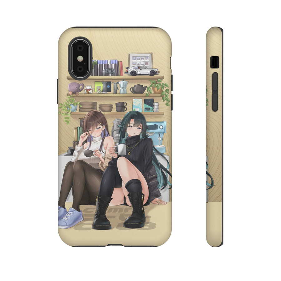 COMFY COFFEE SATOMI+FLOR Phone Case