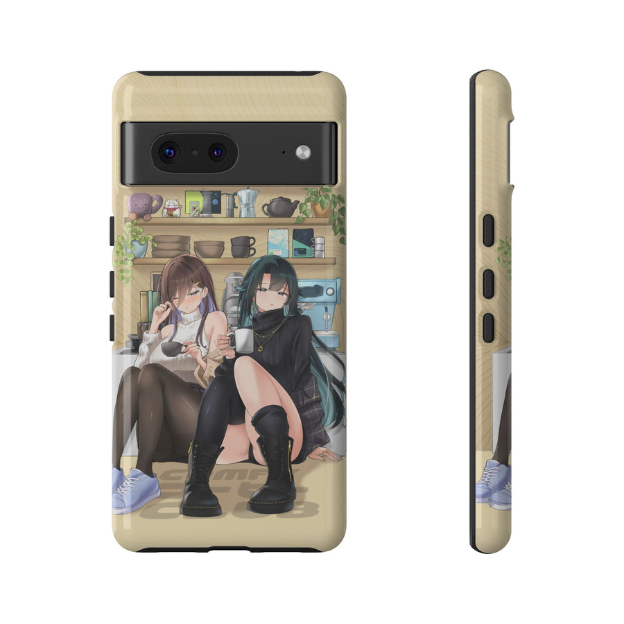 COMFY COFFEE SATOMI+FLOR Phone Case