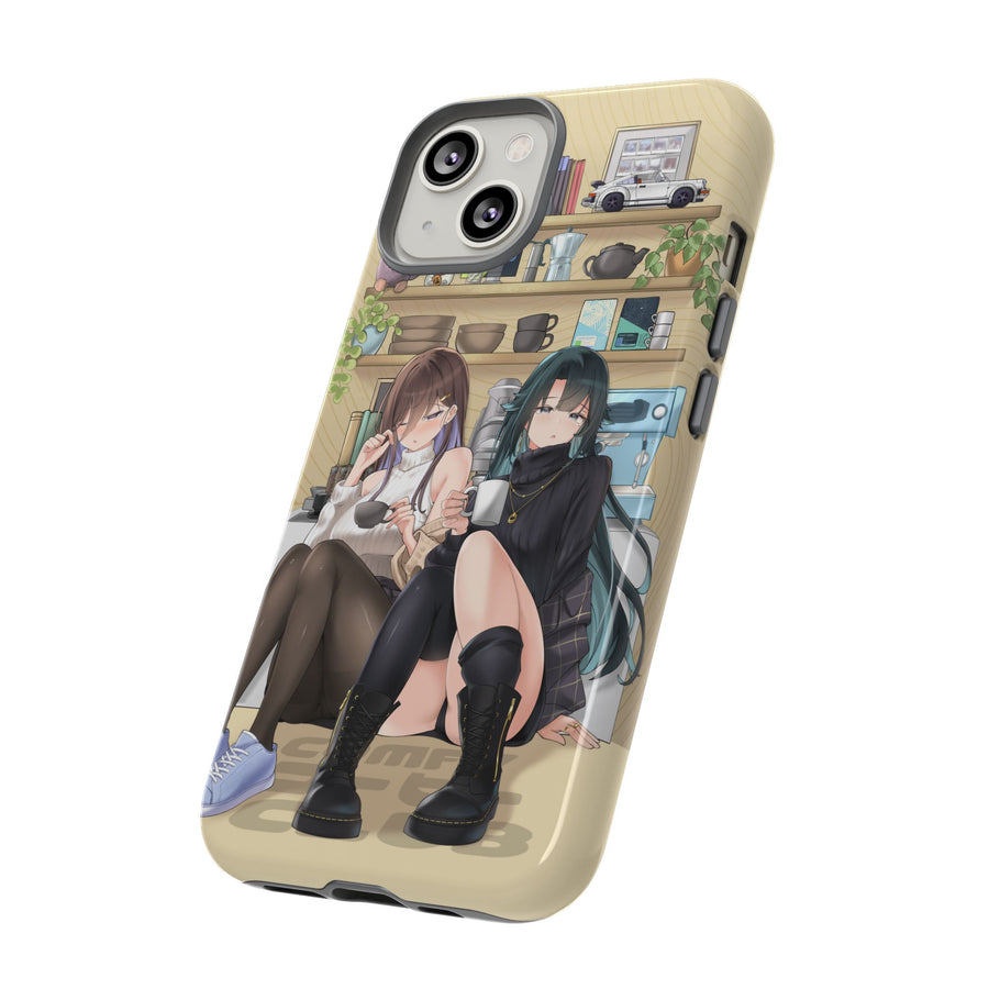 COMFY COFFEE SATOMI+FLOR Phone Case