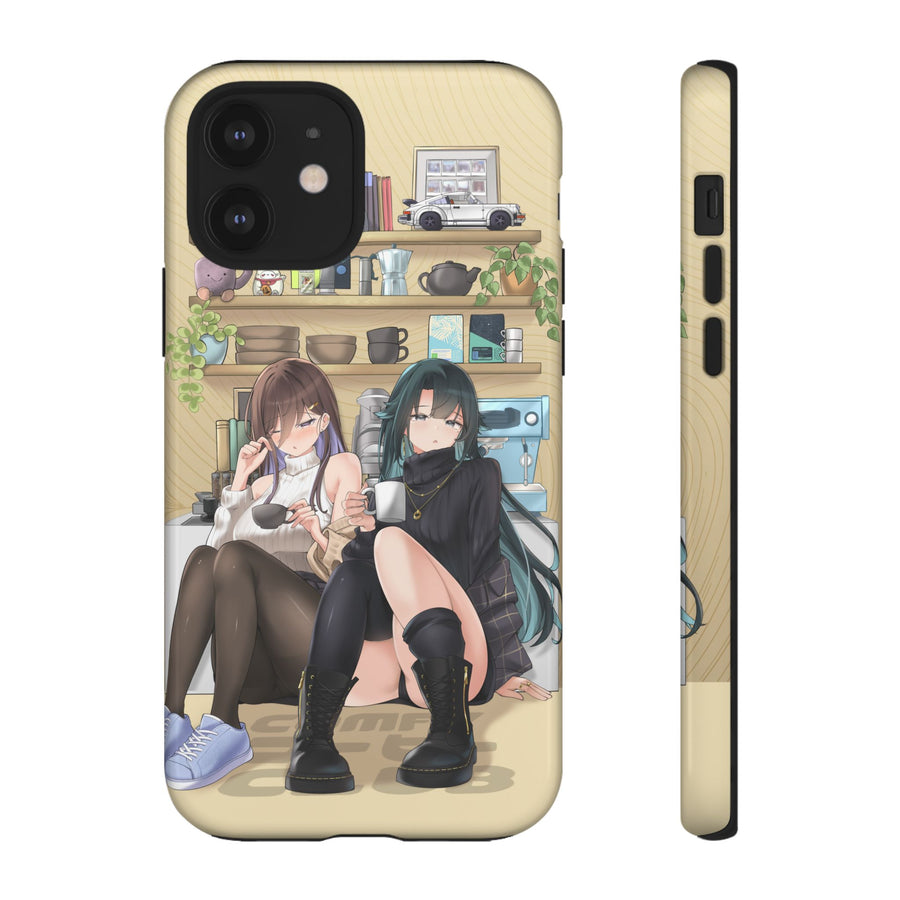 COMFY COFFEE SATOMI+FLOR Phone Case