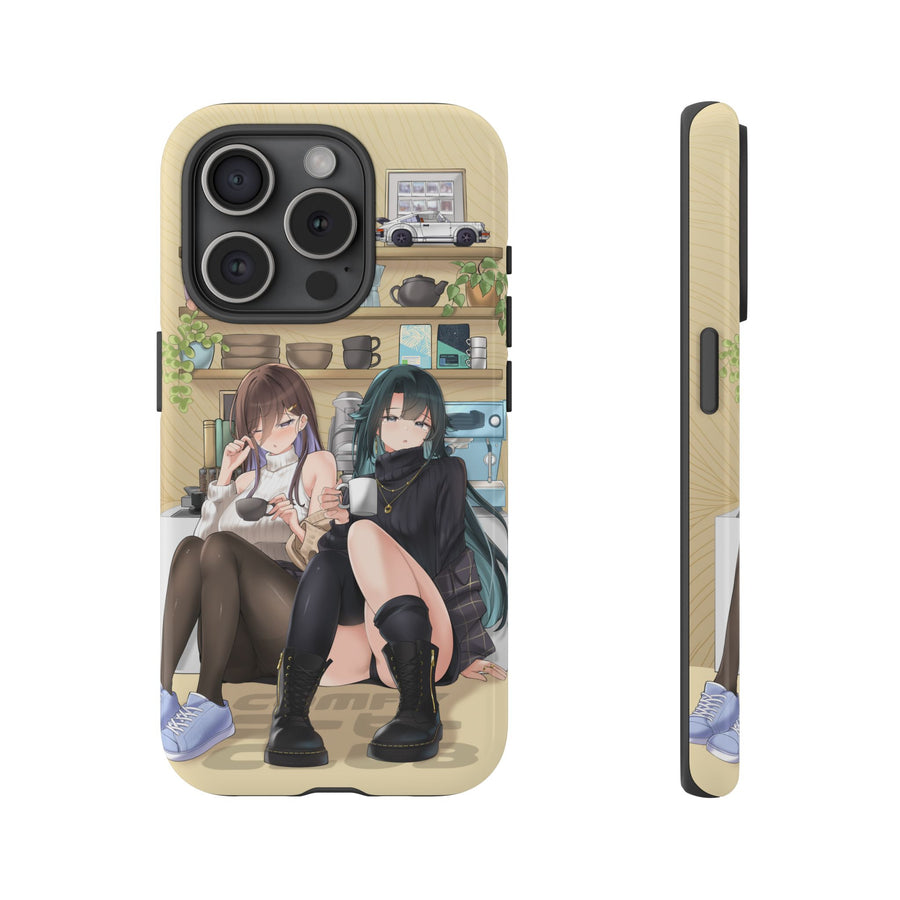 COMFY COFFEE SATOMI+FLOR Phone Case