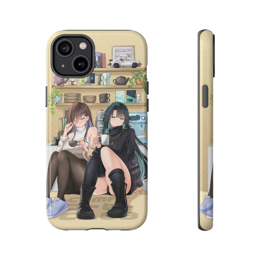 COMFY COFFEE SATOMI+FLOR Phone Case