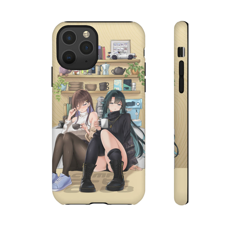 COMFY COFFEE SATOMI+FLOR Phone Case