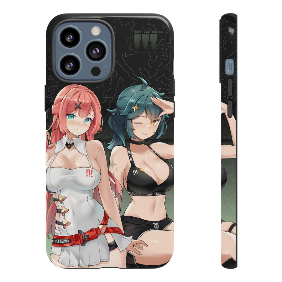 TRIPLE CAUTION AMIA + ARIA Phone Case