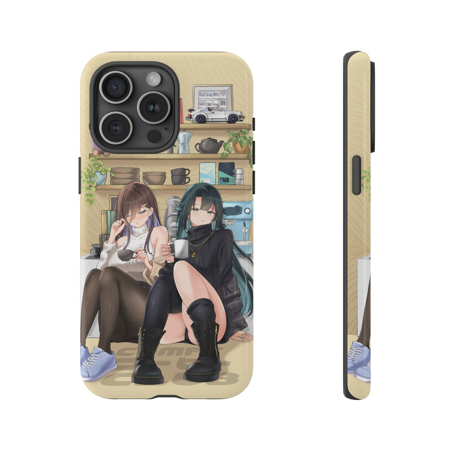 COMFY COFFEE SATOMI+FLOR Phone Case