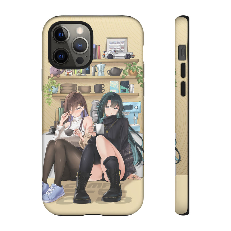 COMFY COFFEE SATOMI+FLOR Phone Case