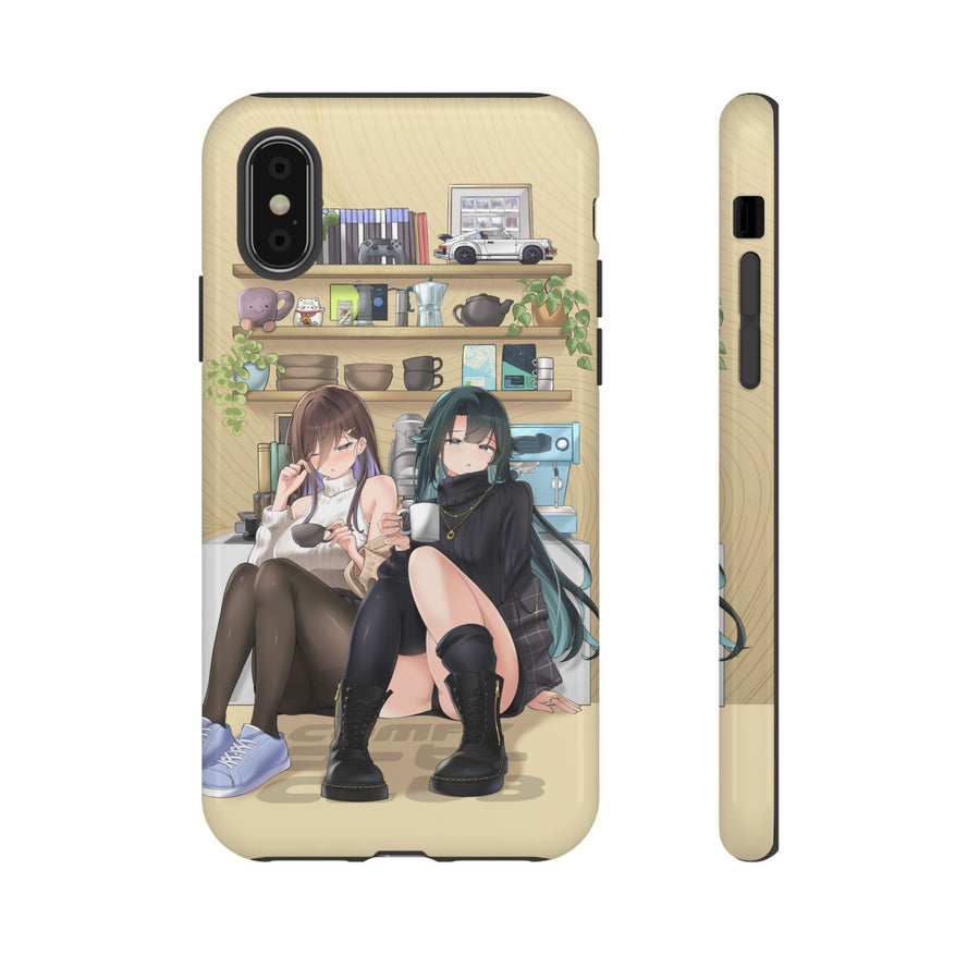 COMFY COFFEE SATOMI+FLOR Phone Case