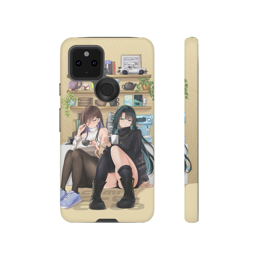 COMFY COFFEE SATOMI+FLOR Phone Case