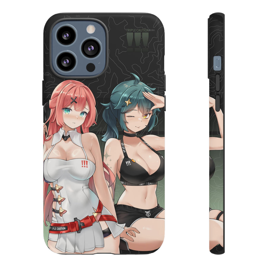 TRIPLE CAUTION AMIA + ARIA Phone Case