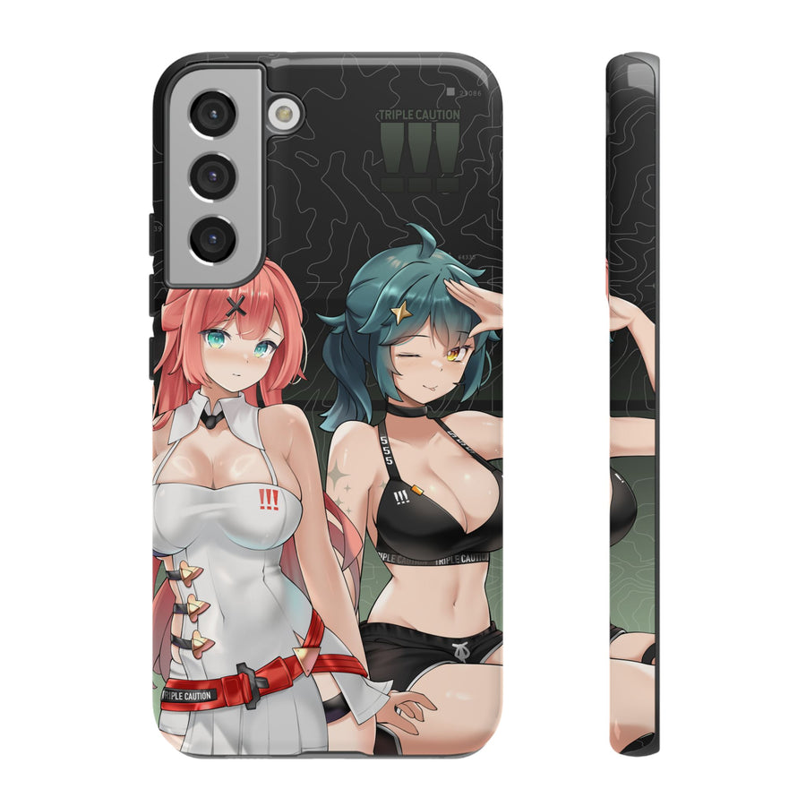 TRIPLE CAUTION AMIA + ARIA Phone Case