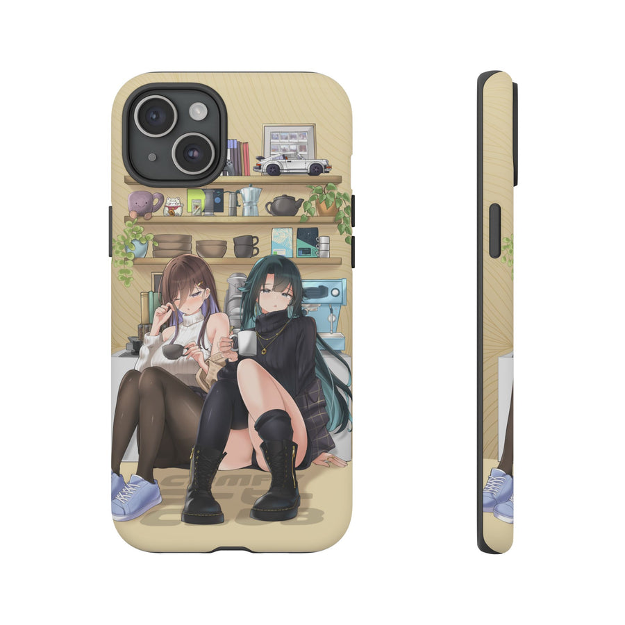 COMFY COFFEE SATOMI+FLOR Phone Case