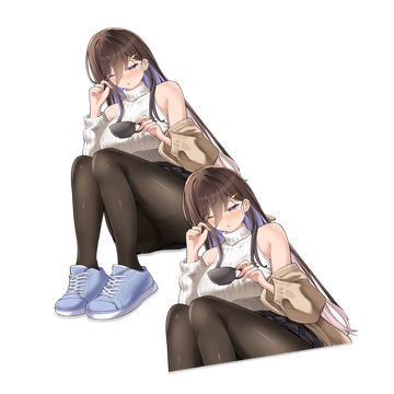 COMFY COFFEE SATOMI Sticker